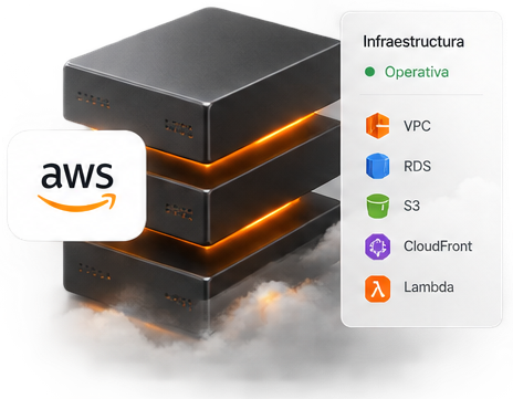 Infraestructura en AWS: VPC, RDS, S3, CloudFront y Lambda